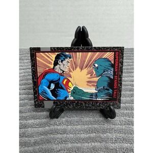 1992 SkyBox Doomsday Death of Superman SUPERMAN STANDS TALL #16
